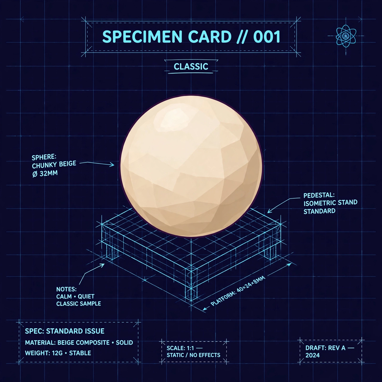 Classic ball specimen
