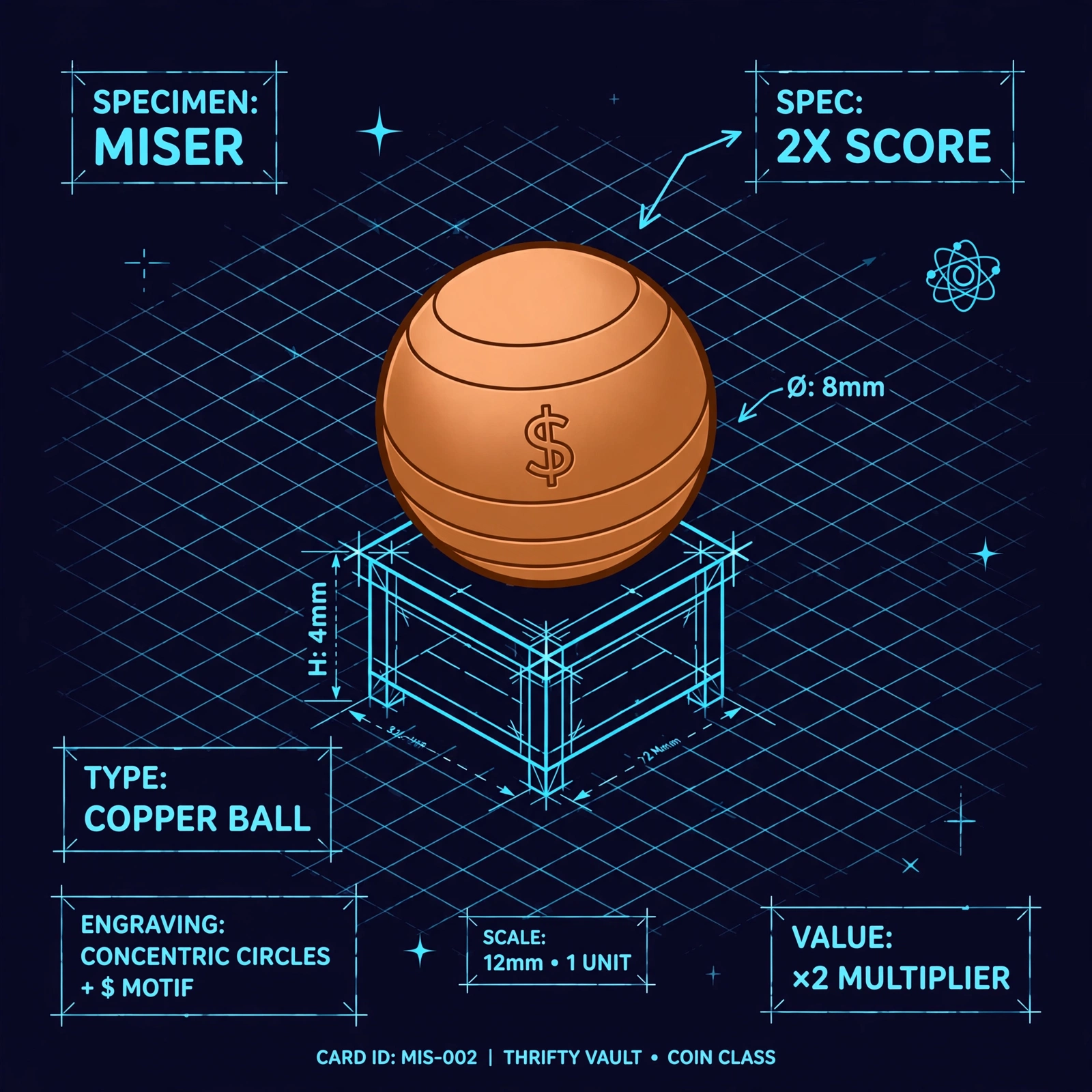 Miser ball specimen