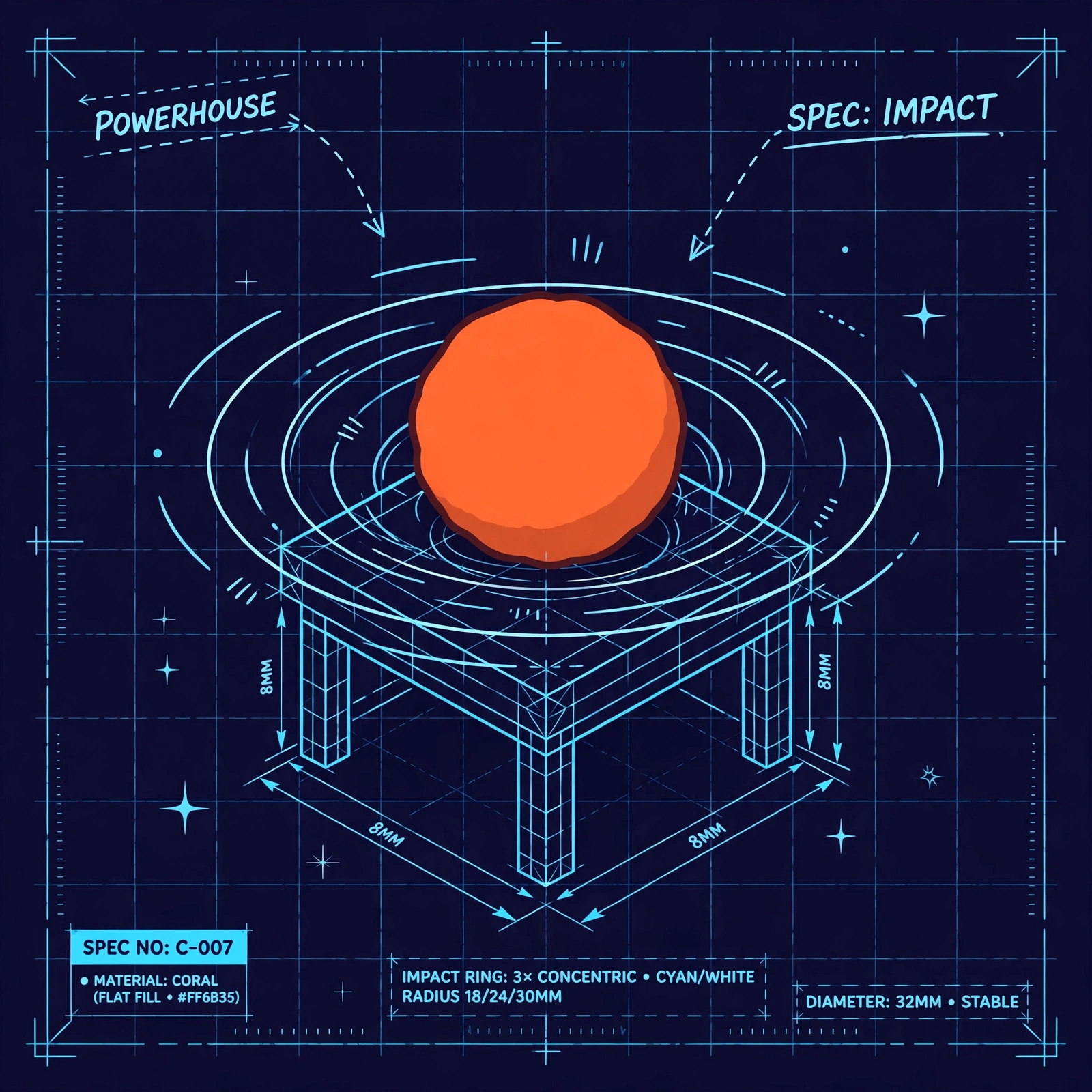 Powerhouse ball specimen