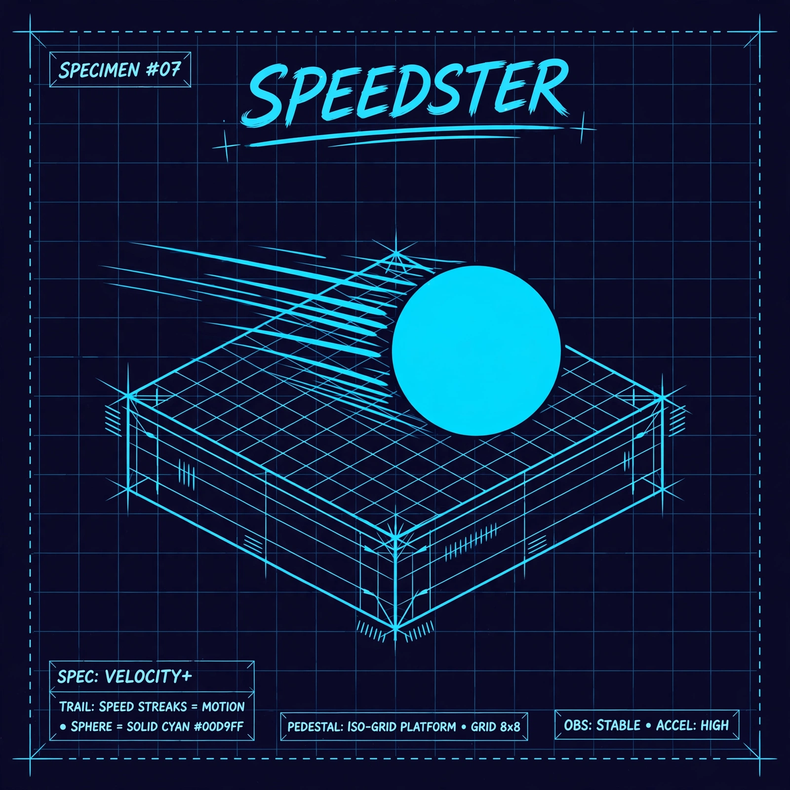 Speedster ball specimen
